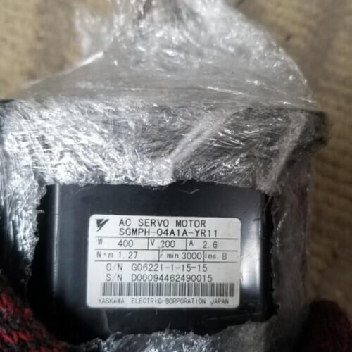 Used Tested Working SGMPH-04A1A-YR11 AC SERVO MOTOR
