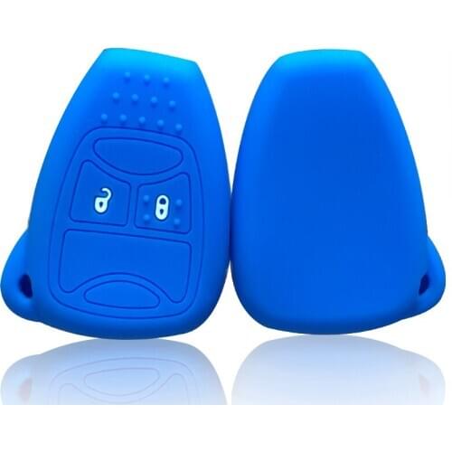 Key cover case for Chrysler 300c Pacifica Aspen Dodge Caravan Key Cover ForJeep Wrangler Commander Grand Cherokee Car Key Case