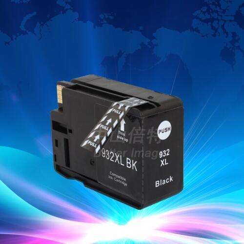 INK WAY Compatible Ink Cartridge HP 932XL Black For Officejet 7110 7610 7612 Printer