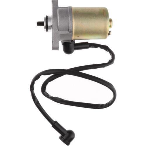 Motorcycle ATVs Go Carts Starter Motor For 10 Teeth GY6 50CC 139QMB Engine