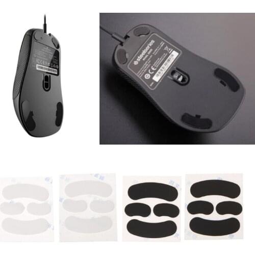 W3JD 0.6mm Thickness Mouse Feet Mouse Skates for steel Series Rival / Rival 300