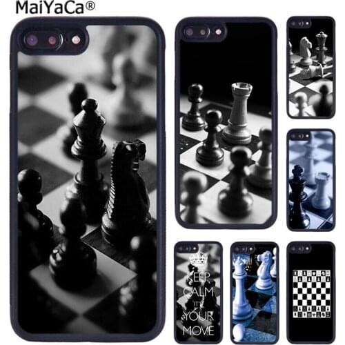 MaiYaCa CHESS CHECK MATE Phone Case For iPhone X XR XS 11 12 Pro MAX 5 6 6S 7 8 Plus Samsung Galaxy S6 S7 S8 S9 S10