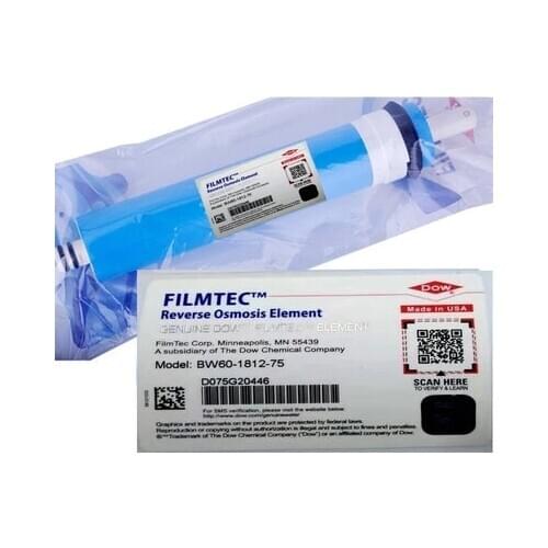 Upgraded version 75GPD reverse osmosis RO membrane for dow filmtec reverse osmosis membrane 1812-75g water filters