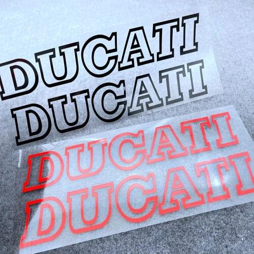 A Set Of Motorcycle Multicolor Vinyl Reflective Decal Fuel Tank Side With Body Pedal Classic Sticker Fairing Racing Logo Ducati