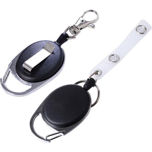 Wire Rope Camping Telescopic Burglar Chain Keys Holder Tactical Keychain Outdoor Key Ring Return Retractable New