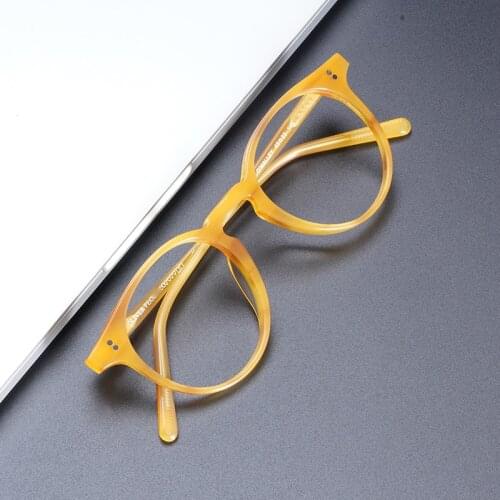 Transparent Glasses O'malley Glasses Women OV5183 Round Eye Glasses Frame Women Myopia Glasses Computer Prescription Glasses Men