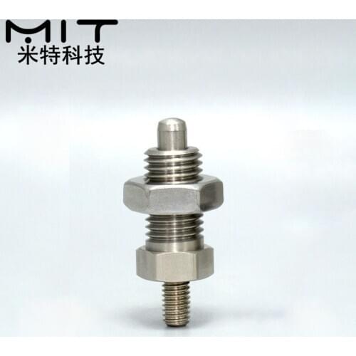 PXNK/SXNK Knob Plunger without Knob Carbon Steel Threaded Indexing Pin Stainless Steel Fixed Position Plunger