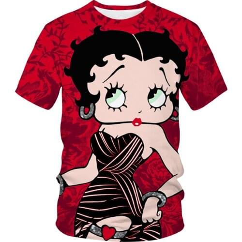 Sexy womens clothes 3d print manga girl T-shirt Cute kawaii short sleeve t-shirts summer fashion tops female Girlfriend gift