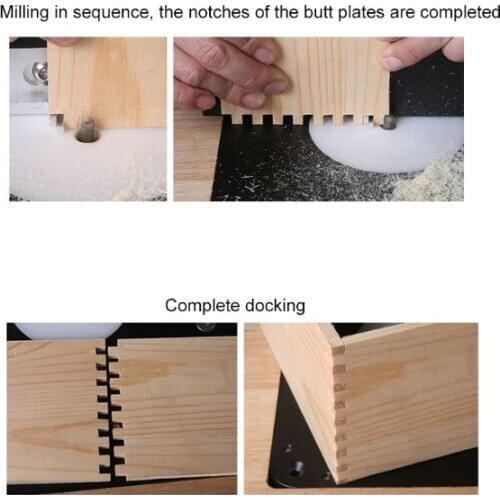 Woodworking Tenon Gauge Template Track Miter Mortise Dovetail Maker Jig Block L4MF