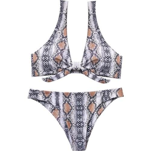 Sexy Serpentine Bikinis Micro Bikini Set Push Up Biquini High Cut Swimwear Women Mini Swimsuit Female Bathing Suit
