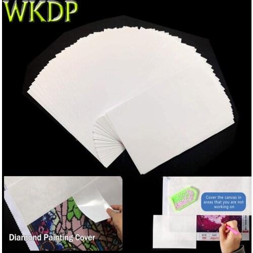 WKDP 5D Diamond Painting Cover Tools Paper Release Accessories Diamond Embroidery Tool Anti-Dirt Replacement Cover