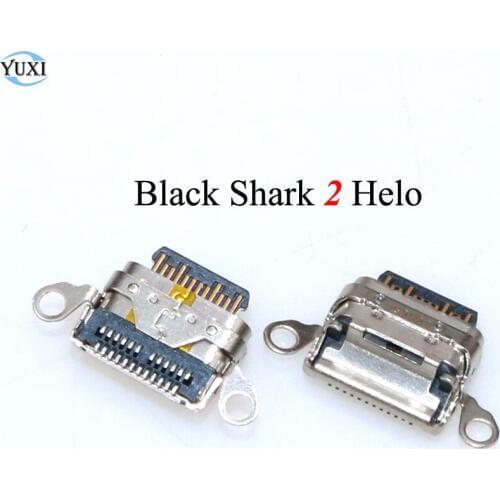 YuXi 1pcs Micro USB Charging Dock Charge Port Connector Replacement For Xiaomi Black Shark 2 Helo Game phone USB Socket