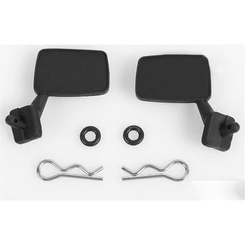 Rear View Mirror Car Shell Reflector Rubber Mirror Upgrade Parts (Z-B0082) for RC4WD Mojave ll Trail Finder 2 Truck Kits