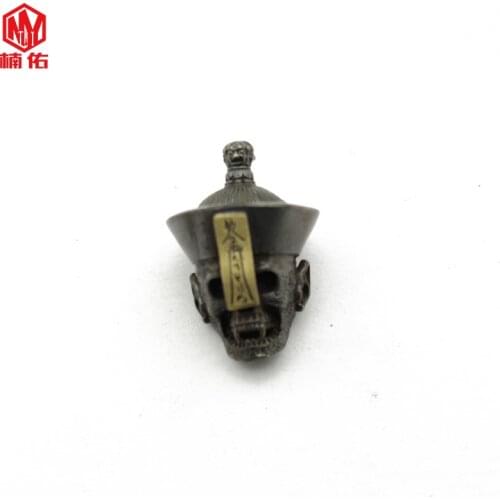 1PC EDC Paracord Beads Qing Dynasty Zombie Brass Copper Lanyard Pendants Knife Beads Umbrella Rope Cord Necklace Bracelet Beads