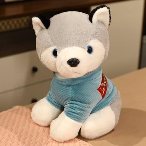 1PCS 25/35/50/70/100cm Husky plush toy dog doll simulation dog erha doll childrens birthday gift
