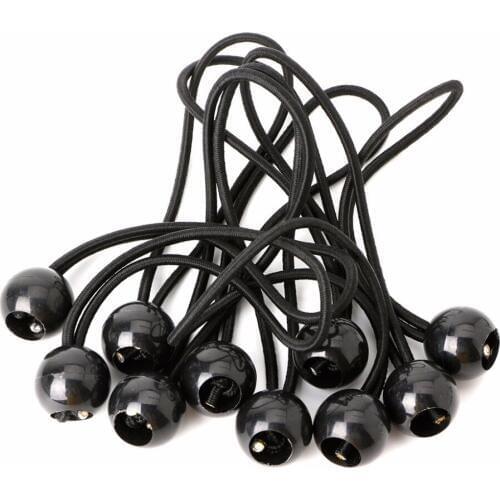 10pcs Flag Pole Clip Ball Bungee Cord Ties Rope Attach Windsocks Flags To Poles Tent Security Fixed Accessories