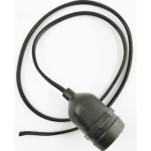 150cm E27 Waterproof LED Lamp Holder Socket with Wire Flame Retardant Durable PVC 2X0.75mm^2 cylindrical wire