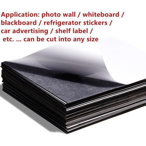 3/5/10PCS Sheets Magnetic 0.5mm For Spellbinder Dies/Craft Thin And Flexible 297x210x0.5mm Self Adhesive Fridge Sticker