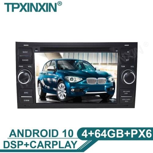 Android 10 4+64G Car Radio Multimedia DVD Player For Ford Mondeo 2006 Car GPS Map Navigation Stereo Auto Radio