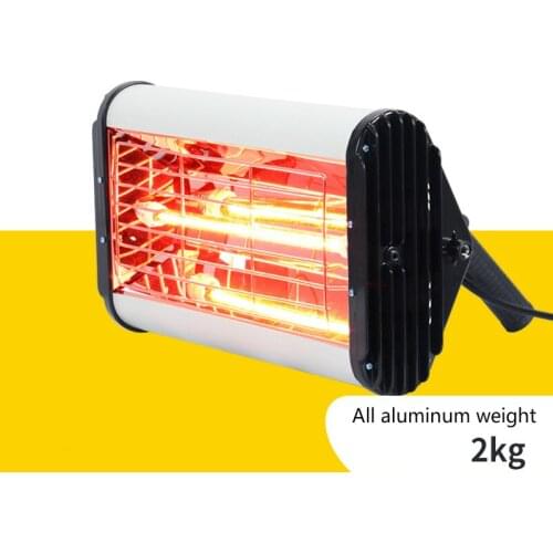 Car infrared baking paint mobile baking lamp heating baking room high temperature baking heating lamp 1000w 220v