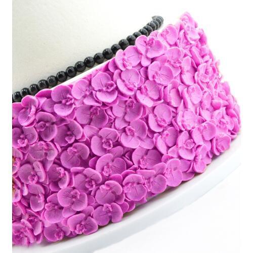 3D Butterfly Orchid Fondant Mold Cake Decorating Tools Silicone Mould Wedding Cake Baking Tools Lace Shaped Chocolate Jelly Mold