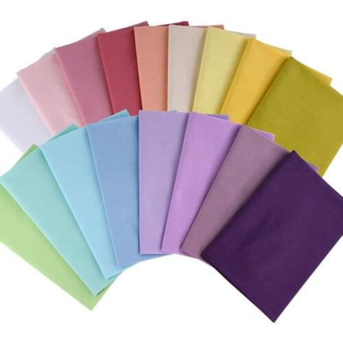 25 Colors Solid Cotton High Density Poplin Interlining Fabric For Dress Blouse Skirt Suit Lining Soft Comfortable Tissu 50X150cm