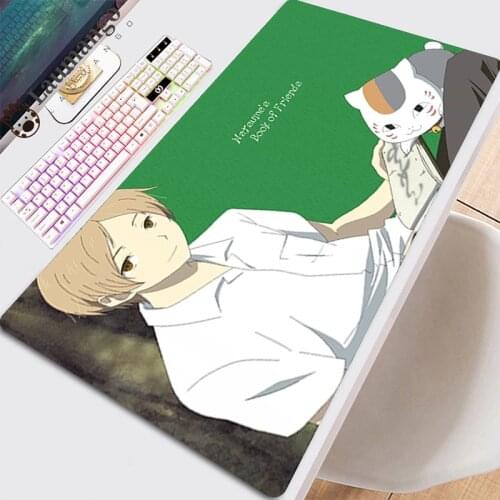 Mouse Pad Pc Gamer Keyboard Anime Computer Mat Mats Accessories Gaming Kawaii Large Mouse Pad Interesting Natsume Yuujinchou Pad