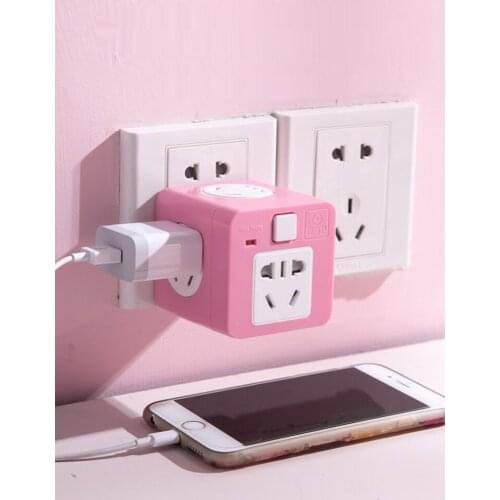 GY Multi-Functional Socket Converter Universal Panel Porous Plug Splitter Dormitory USB Plug Plug Board
