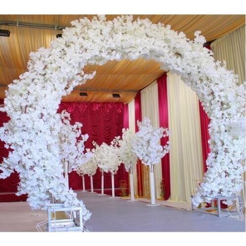 New wedding props truss arch bracket background decorative sakura of the opposite sex iron gate frame geometry arch