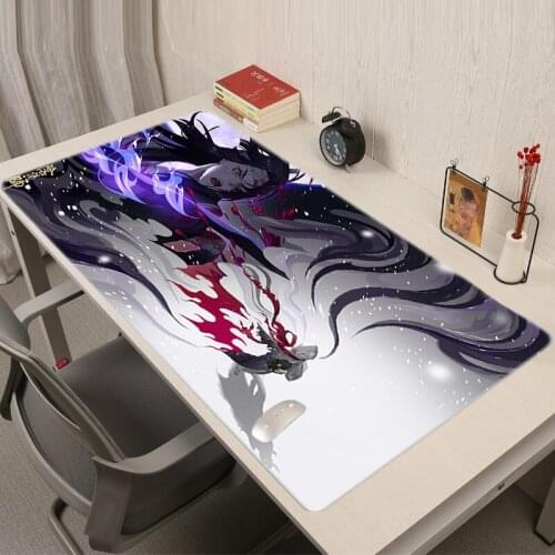 Onmyoji Gaming Mouse Pad Cute Gamer Accessories Carpet Xxl Mousepad Pads Rug Mat Anime Mause Keyboard Computer Pc Complete Hot