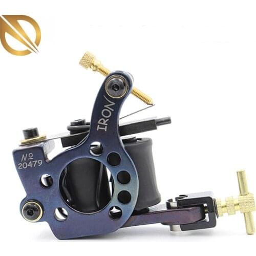New Arrival 10 Wrap Coils Cast-iron Frame Coil Tattoo Machine Guns Machine For Liner Shader Tattoo Equipment Free Shipping