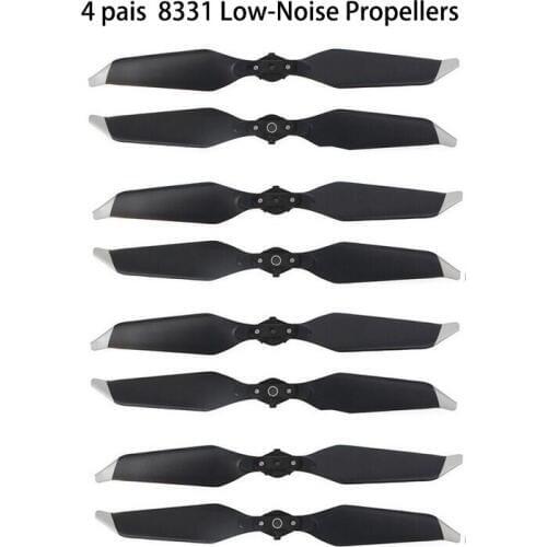 4 Pairs 8PC DJI Mavic Pro Platinum 8331 Low Noise Quick-Release Propellers ( Golden/Silver ) for Mavic Pro Accessories Free Ship