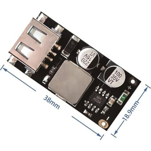 QC3.0 QC2.0 USB DC-DC Buck Converter Charging Step Down Module 6-32V 9V 12V 24V to Fast Quick Charger Circuit Board 3V 5V 12V