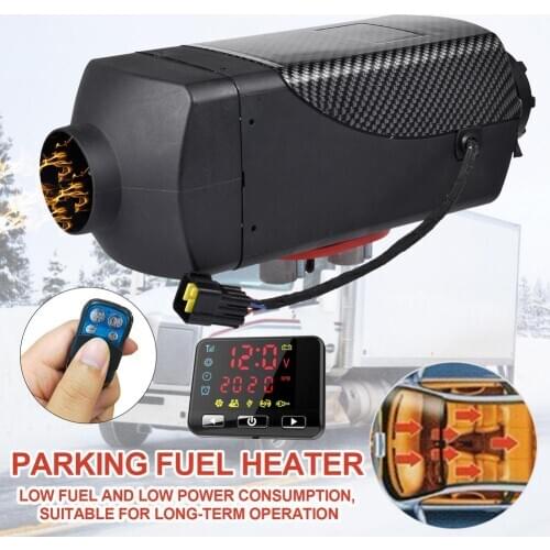 Auxiliary Heater 2KW 12V/24V Mini Diesel Air Heater Fuel Heater LCD Compact Car Air Heater Websato Eberspacher For Trucks Motor