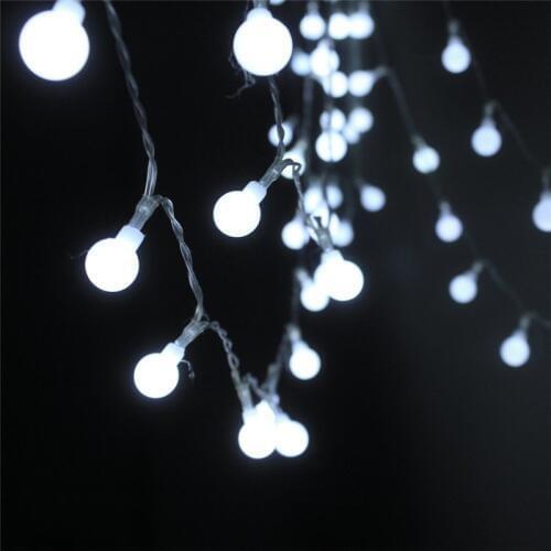 1M/2M/3M/4M/5M/10M/20M 160Led Balls Fairy String Decorative Lights Battery Operated Wedding Christmas Outdoor Garland Decoration