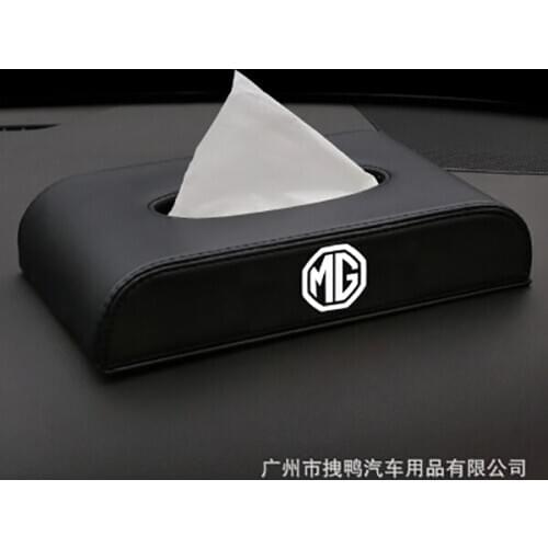 1 Pcs New Car Style PU Quality Tissue Box For MG ZS GS 5 Gundam 350 Parts TF GT 6 Auto Accessories