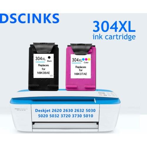 100% compatible For hp 304XL HP 304 Ink Cartridge Replacement for HP Deskjet Envy 2620 2630 2632 5030 5020 5032 3720 3730 5010