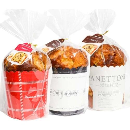 50Pcs Panettone Paper Mold Non Stick Oven Cake Mold Baking Bread Kitchen Bakeware Tools