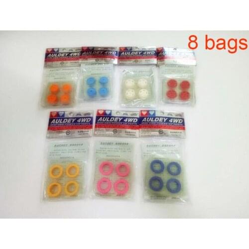 8 Bags Tires Wheels 17115/17122/17121 For MINI 4WD Car Model Power-up Parts