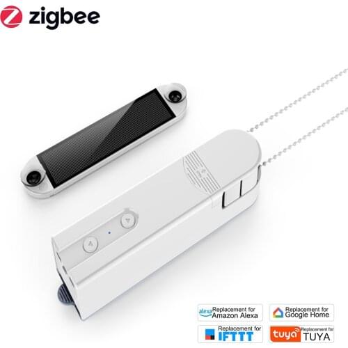 Zigbee Tuya Automatic Curtain Montor Electric Curtains Roller Blinds Motor Smart Home Accessories Support Alexa Google Home