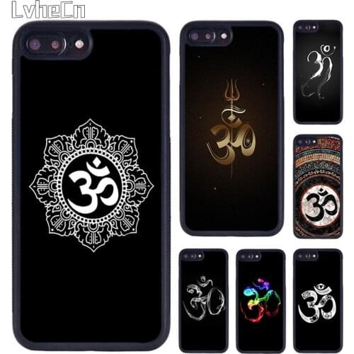 LvheCn Aum Om Symbol Phone Case For iPhone 5 SE 6s 7 8 Plus 11 12 Pro X XR XS Max Samsung galaxy S7 S8 S9 S10