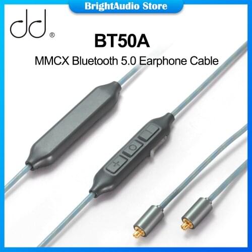 DD ddHiFi BT50A Bluetooth 5.0 Earphone Cable MMCX Connector High Purity OCC Cable Support SBC/AAC/aptX HD/aptX 7 Hours AAC