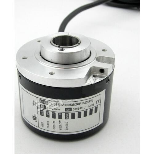 ELtra EL63P2000S5/28P15X3PR 15mm hollow shaft rotary encoder 2000 pulse