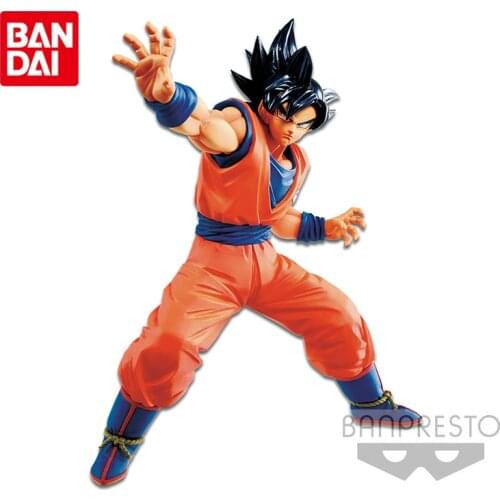 Bandai Genuine Dragon Ball Super MAXIMATIC THE SON GOKU Ultra Instinct SON GOKU Anime Action Figure Collection Model Toys