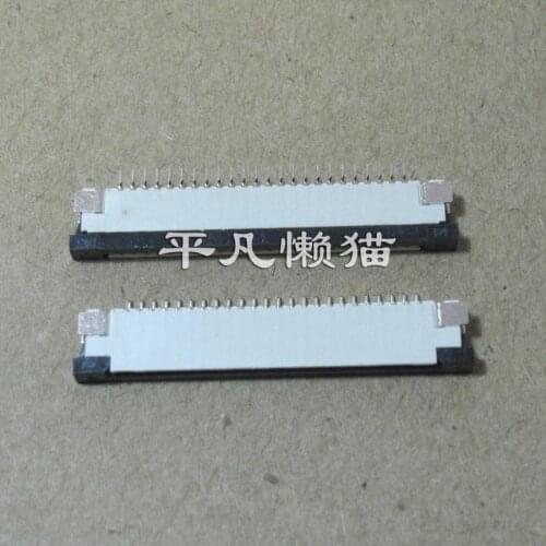 FPC 24 pin 1.0MM pitch Top connection Pull-out socket Notebook Start-up touch keyboard buckle seat