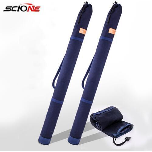 Men Women Storage Fishing Bag Canvas Portable Outdoor Shoulder Fishing Bolsa Waterproof Sac A Main Scratchproof Large Bag XA175G