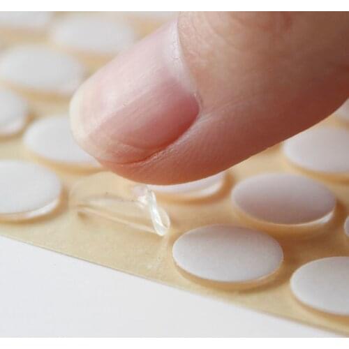 Circular double-sided adhesive strong adhesive non - trace transparent double-sided acrylic multi-purpose round paste