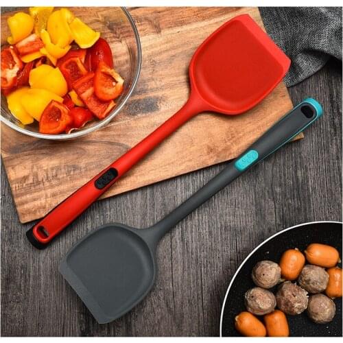 Kitchen Silicone Spatula Integrated Silicone Spatula Kitchen Utensils Silicone Cooking Chinese Style Shovel