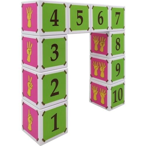 KUPSS Magnetic Blocks Numbers (10 cubes)