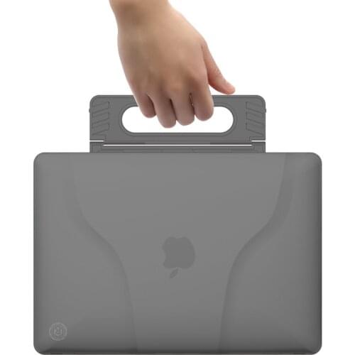 Matte Hard Case For MacBook Pro 13 Cover 2019 2018 2017 2016 Release A2159 A1989 A1706 A1708 Handle Stand Heat Dissipation Cases